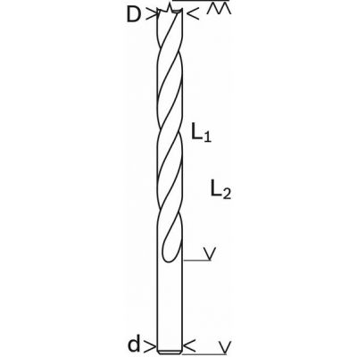 WIERTŁO DO DREW.6X50/90 NS (2608596303)