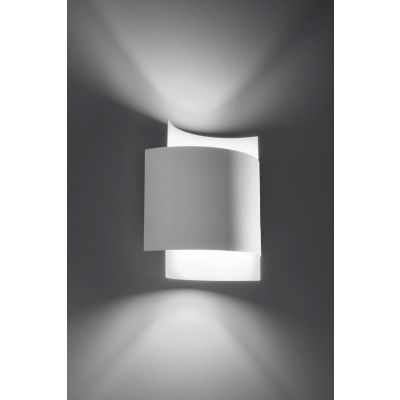 Kinkiet IMPACT biały lampa ścienna stal oprawa LED (SL.0857)