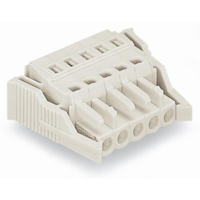 Gniazdo MCS-MIDI Classic 6-biegunowe jasnoszare raster 5mm 721-106/037-000 /50szt./ WAGO (721-106/037-000)