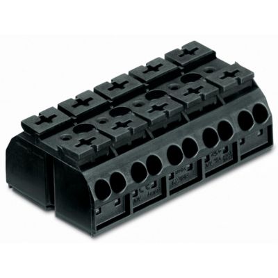 Blok zasilający 5P 4-przewodowy 4mm2 czarny 862-515 /200szt./ WAGO (862-515)