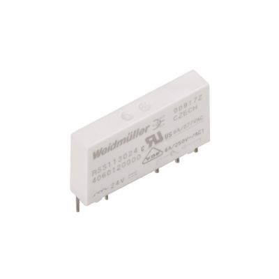 WEIDMULLER RSS110012 Miniaturowy przekaźnik przełączający, 12 V DC, 1 zestyk przełączny (AgSnO) , 250 V AC, 6 A, Przycisk testowy: Nie 1984110000 /20szt./ (1984110000)