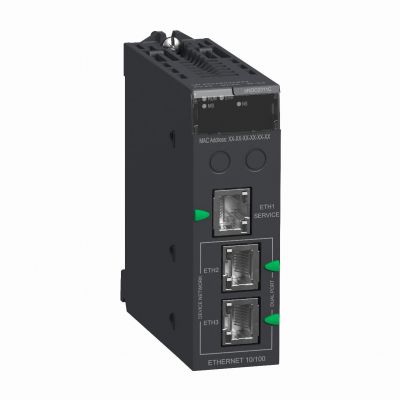 Modicon M580 moduł komunikacyjny Ethernet 3 porty komunikacyjne FactoryCast Ethernet osłona ochronna BMENOC0311C SCHNEIDER (BMENOC0311C)