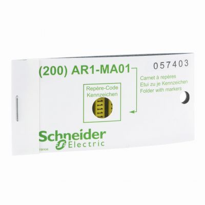 Oznaczniki zestaw oznaczników zółtych - znak 7 - zestaw 200 sztuk AR1MA017 SCHNEIDER (AR1MA017)
