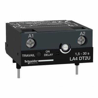 Elektryczny moduł opóźniający załączanie stycznika LC1/LP1 1,5/30s LA4DT2U SCHNEIDER (LA4DT2U)