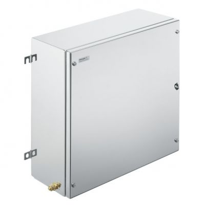 WEIDMULLER KTB MH 484815 S2E3 Metalowa obudowa iskrobezpieczna, 480 x 480 x 150 mm, element polerowany elektrolitycznie, Płytka kołnierzowa: Tak, na dole, z lewej strony, z prawej 1195130001 /1szt./ (1195130001)