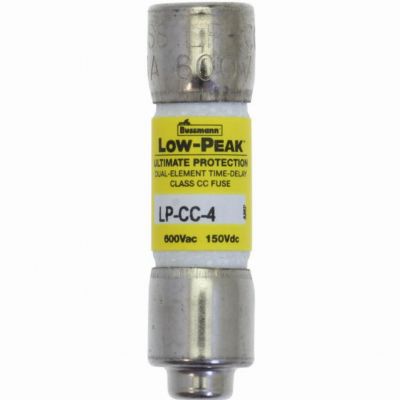 LOW PEAK CC TIME DELAY 4A 600 VAC/150VDC zwłoczna klasa CC LP-CC-4 EATON (LP-CC-4)