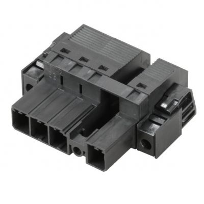 WEIDMULLER SVF 7.62HP/02/180SFBMF2 SN BK BX Wtyk PCB (złącze wiązki), 7.62 mm, Liczba biegunów: 2, PUSH IN 1429920000 /40szt./ (1429920000)