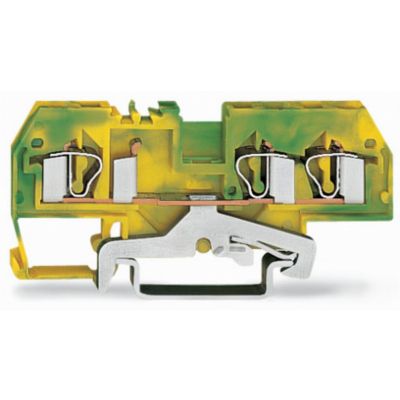Złączka PE 3-przewodowa Ex 4mm2 żółto-zielona 281-687/999-950 /50szt./ WAGO (281-687/999-950)