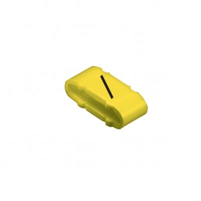 WEIDMULLER CLI M 2-4 GE/SW  / MP System kodowania kabli, 10 - 317 mm, 11.3 mm, Nadrukowane znaki: symbole, /, PVC, miękkie, bez kadmu, żółty 1733651742 /100szt./ (1733651742)