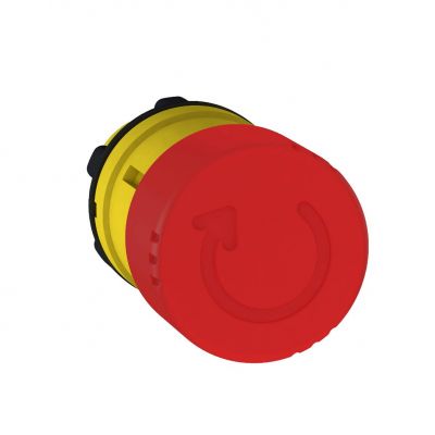 Harmony XB5 Głowka przycisku grzybkowego z mechnizmem zatrzaskowym fi30 czerwona plastikowa ZB5AS834 SCHNEIDER (ZB5AS834)
