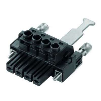 WEIDMULLER BVZ 7.62HP/06/180RSH180 SN BK BX Wtyk PCB (złącze wiązki), 7.62 mm, Liczba biegunów: 6, Przyłącze z jarzmem 1933370000 /25szt./ (1933370000)