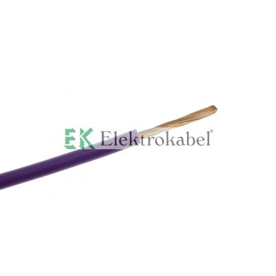 Przewód LgY 1 x 0,75  (H05V-K) fioletowy (T0151 LGY 1 X 0,75 FIOLETO)