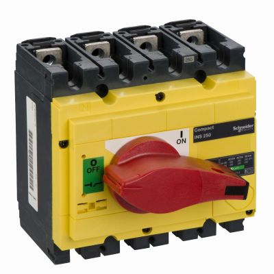Compact INS INV rozłącznik INS250 żółto-czerwony 250A 4P 31127 SCHNEIDER (31127)
