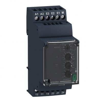Zelio Control Przekaźnik kontroli prądu,0.15A-15A 24-240V AC/DC 2C/O 5A RM35JA32MR SCHNEIDER (RM35JA32MR)