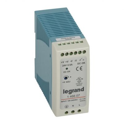 Zasilacz 1F Stabilizowany 24VDC 60W 146607 LEGRAND (146607)