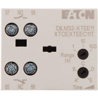 Elektroniczny moduł czasowy opoźnione załączanie 0,05-100s 1Z 1R DILM32-XTEE11(RAC240) 101442 EATON (101442)