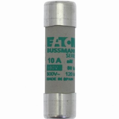 CYLINDRICAL FUSE 14 x 51 10A AM 690V AC Wkładka cylindryczna 14 x 51mm 10A AM 690V AC C14M10 EATON (C14M10)