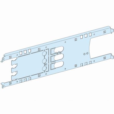 Rozdzielnice PrismaSet płyta montażowa Prisma P montaż poziomo na stałe_wtykowo NSX100_250 dźwignia SCHNEIDER (LVS03413)