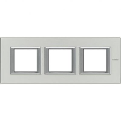 Axolute - Ramka Protokątna Pozioma 3x2 Moduły Brushed Aluminium Ha4802M3Hxc Produkt Wycofany LEGRAND (HA4802M3HXC)