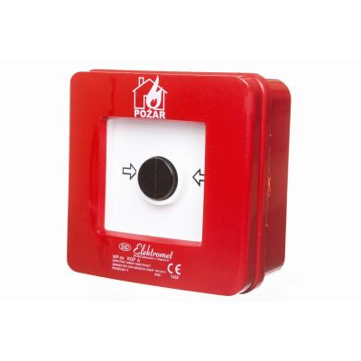 Ręczny ostrzegacz pożarowy 4R 12A IP65 WP-6s ROP A 921414 ELEKTROMET (921414)