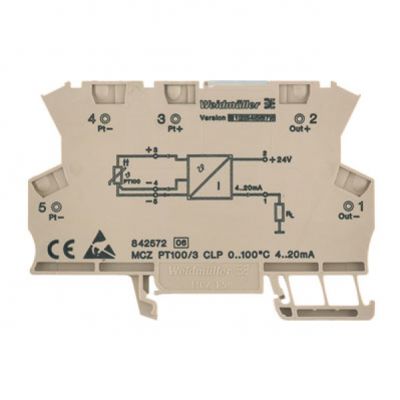 MCZ PT100/3 CLP 0...300C Przetwornik temperatury 8473020000 WEIDMULLER (8473020000)