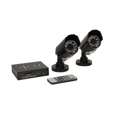 System do monitoringu 2-kanałowy przewodowy CCTV ORNO (OR-MT-JX-1804)