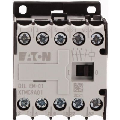 Stycznik mocy 9A 3P 220V DCZ 1R DILEM-01-G(220VDC) 010168 EATON (010168)