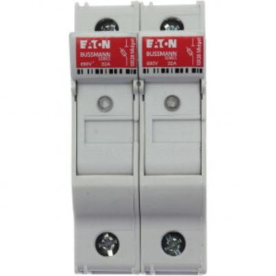 2P 10X38MFH30A 600V Midget - indicator Podstawa wkładki cylindrycznej 10x38 2P 32A 690VAC wskaźnik CHM2DIU EATON (CHM2DIU)
