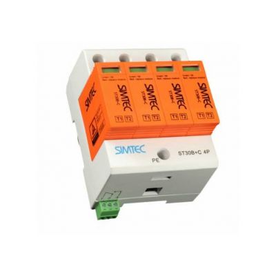 Ogranicznik przepięć B+C Typ 1+2 4P 30kA 275V ST30B+C 4P SIMTEC szary SIMET (85201010)