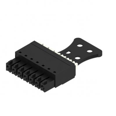 WEIDMULLER BCF 3.81/07/180ZE SN BK BX Wtyk PCB (złącze wiązki), listwa z gniazdami, 3.81 mm, Liczba biegunów: 7, PUSH IN, Złącze sprężynowe 1231710000 /50szt./ (1231710000)