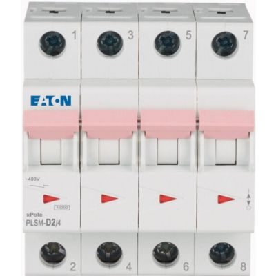 PLSM-D2/4-MW Wyłącznik nadprądowy 10kA D2A 4P 242623 EATON (242623)