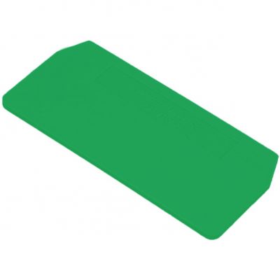 WEIDMULLER ZAP/TW 2 GN Płyta separacyjna (terminal), Płyta zamykająca i pośrednia, 66 mm x 30.5 mm, zielony 1683760000 /50szt./ (1683760000)