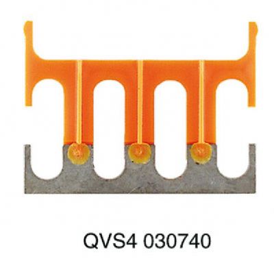 QVS 2/S SAKT1+2 Złączka szynowa poprzeczna / mostek 0358460000 WEIDMULLER (0358460000)