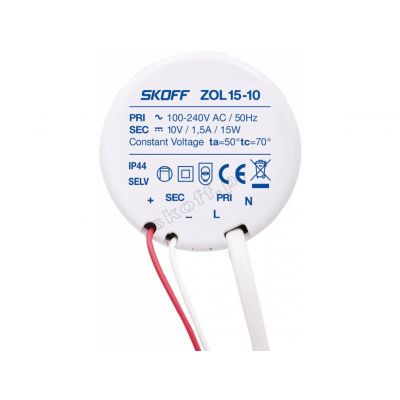 Zasilacz elektroniczny LED 10V 15W ZOL-15 SKOFF (ZL-015-C-1-1-ML-PL-01)