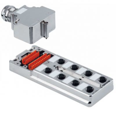 WEIDMULLER SAI-8-MM 5P M12 Pasywny rozdzielacz czujnik-siłownik (bez przewodu), moduł kompletny, wersja pokrywy, Liczba gniazd stykowych: 8, Liczba biegunów: 5, M12 1783490000 /1szt./ (1783490000)