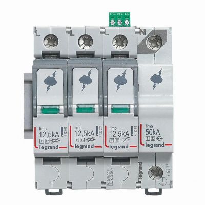 Ogranicznik Przepięć T1+T2 12,5/60 3P+N 412277 LEGRAND (412277)