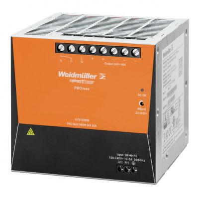 WEIDMULLER PRO MAX 960W 24V 40A Zasilanie, 960 W, 40 A @ 60 °C 1478150000 /1szt./ (1478150000)