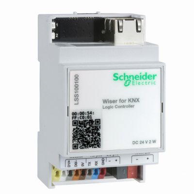 KNX kontroler logiczny homeLYnk szyna DIN 24 V DC 2 W wizualizacja logika LSS100100 SCHNEIDER (LSS100100)