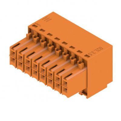 WEIDMULLER B2L 3.50/16/180 SN OR BX Wtyk PCB (złącze wiązki), 3.50 mm, Liczba biegunów: 16, złącze sprężynowe 1727610000 /60szt./ (1727610000)