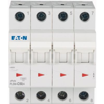 PLSM-C50/4-MW Wyłącznik nadprądowy 10kA C50A 4P 242617 EATON (242617)