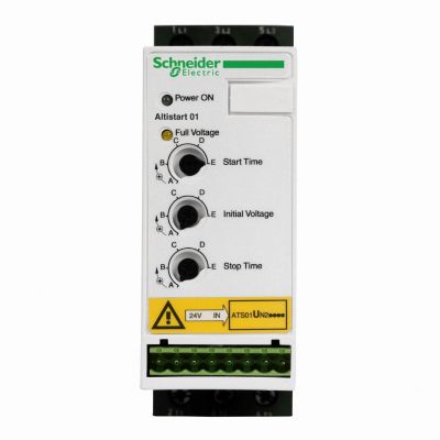 Układ łagodnego rozruchu ATSU01 3 fazowe 200/480VAC 50/60Hz 5.5kW 12A IP20 ATSU01N212LT SCHNEIDER (ATSU01N212LT)