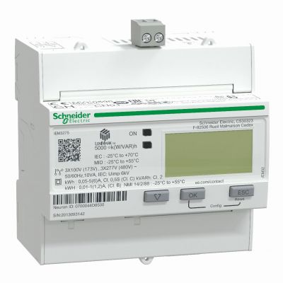 PowerLogic Licznik energii trójfazowy 5A kl 0,5S MID Lon A9MEM3275 SCHNEIDER (A9MEM3275)