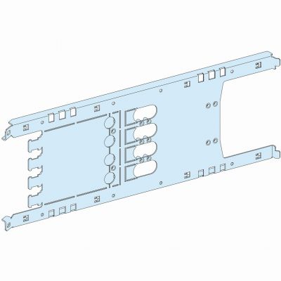 Rozdzielnice PrismaSet płyta montażowa Prisma P montaż poziomo na stałe_wtykowo NSX100_250 dźwignia SCHNEIDER (LVS03414)