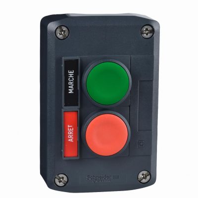 Harmony XALD Ciemnoszara stacja zielone/czerwone przyciski fi22 powrót sprężynowy XALD211H7 XALD211H7 SCHNEIDER (XALD211H7)