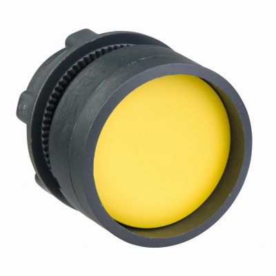 Harmony XB5 Przycisk wpuszczony żółty samopowrotny bez podświetlenia plastikowy bez oznaczenia ZB5AA56 SCHNEIDER (ZB5AA56)