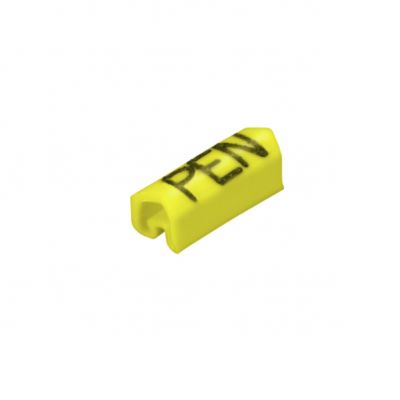 WEIDMULLER CLI C 1-9 GE/SW PEN MP System kodowania kabli, 2.5 - 5 mm, 4.2 mm, Nadrukowane znaki: symbole, PEN, PVC, miękkie, bez kadmu, żółty 0252711734 /100szt./ (0252711734)