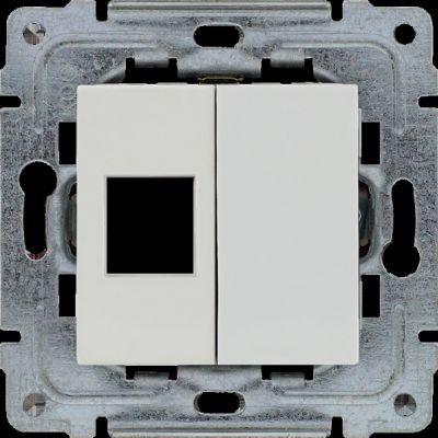 KOS 66 ; Pokrywa gniazda komputerowego do Keystone 22,5x45mm (4504801)