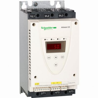 Układ łagodnego rozruchu ATS22 3 fazowe 230/440VAC 50/60Hz 15kW 32A IP20 ATS22D32Q SCHNEIDER (ATS22D32Q)