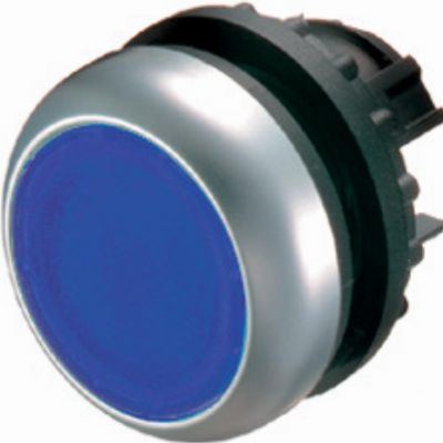 M22-DL-B Przycisk niebieski z samopowrotem i z możliwością podświetlenia płaski 216931 EATON (216931)