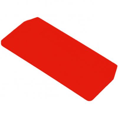 WEIDMULLER ZAP/TW 2 RT Płyta separacyjna (terminal), Płyta zamykająca i pośrednia, 66 mm x 30.5 mm, czerwony 1683740000 /50szt./ (1683740000)